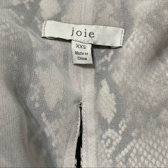 Joie Snake Print Wrap Dress in Ombre Snake Print Size XXS - Picture 5 of 10